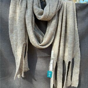 Anthropologie long knit scarf